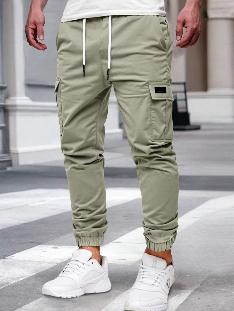 RICCARDO | SEIDEN BELT JOGGERS CARGO MAT POCHEN