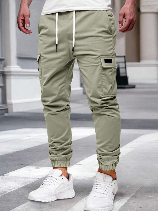 RICCARDO | SEIDEN BELT JOGGERS CARGO MAT POCHEN