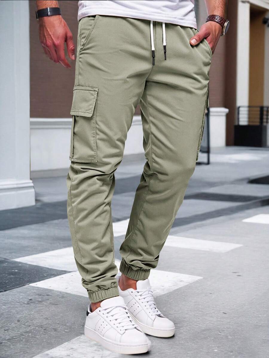 RICCARDO | SEIDEN BELT JOGGERS CARGO MAT POCHEN