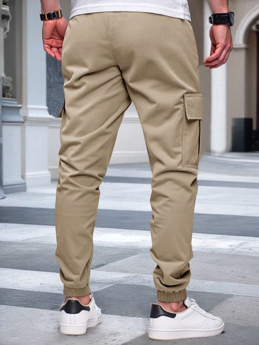 RICCARDO | SEIDEN BELT JOGGERS CARGO MAT POCHEN