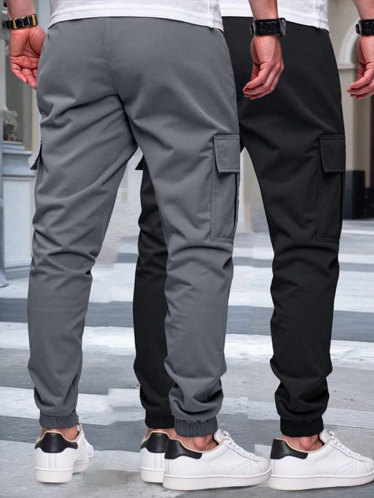 RICCARDO | SEIDEN BELT JOGGERS CARGO MAT POCHEN