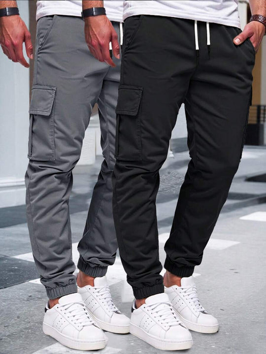 RICCARDO | SEIDEN BELT JOGGERS CARGO MAT POCHEN