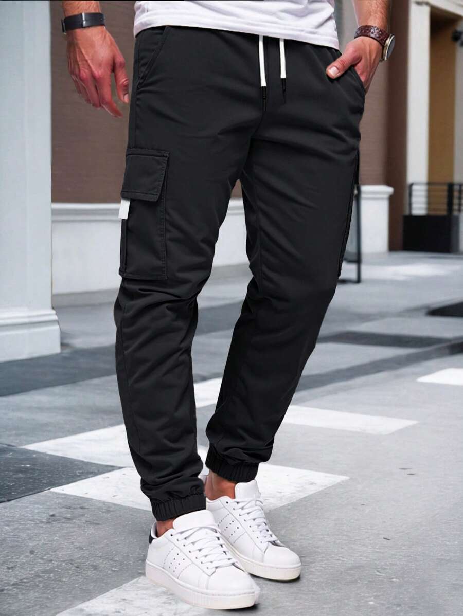 RICCARDO | SEIDEN BELT JOGGERS CARGO MAT POCHEN
