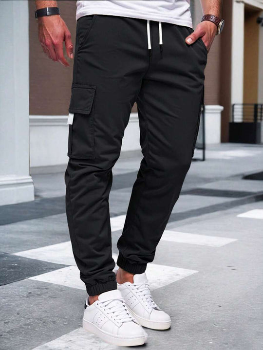 RICCARDO | SEIDEN BELT JOGGERS CARGO MAT POCHEN
