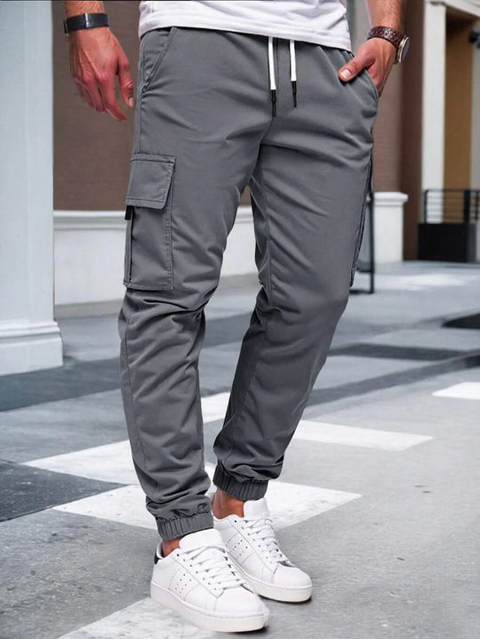 RICCARDO | SEIDEN BELT JOGGERS CARGO MAT POCHEN