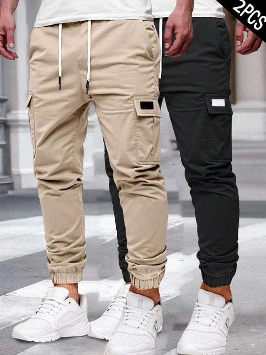 RICCARDO | SEIDEN BELT JOGGERS CARGO MAT POCHEN