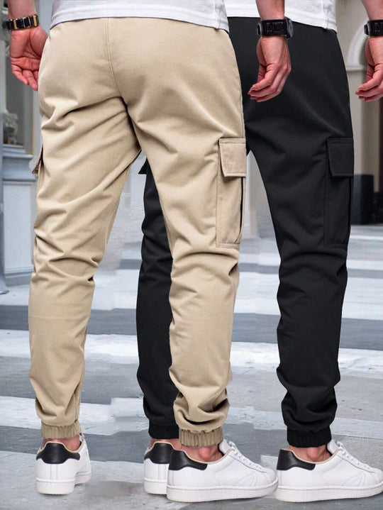 RICCARDO | SEIDEN BELT JOGGERS CARGO MAT POCHEN