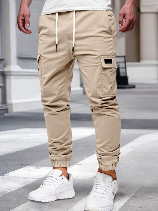 RICCARDO | SEIDEN BELT JOGGERS CARGO MAT POCHEN