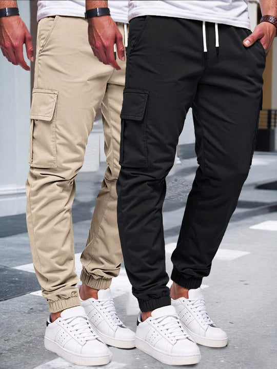 RICCARDO | SEIDEN BELT JOGGERS CARGO MAT POCHEN