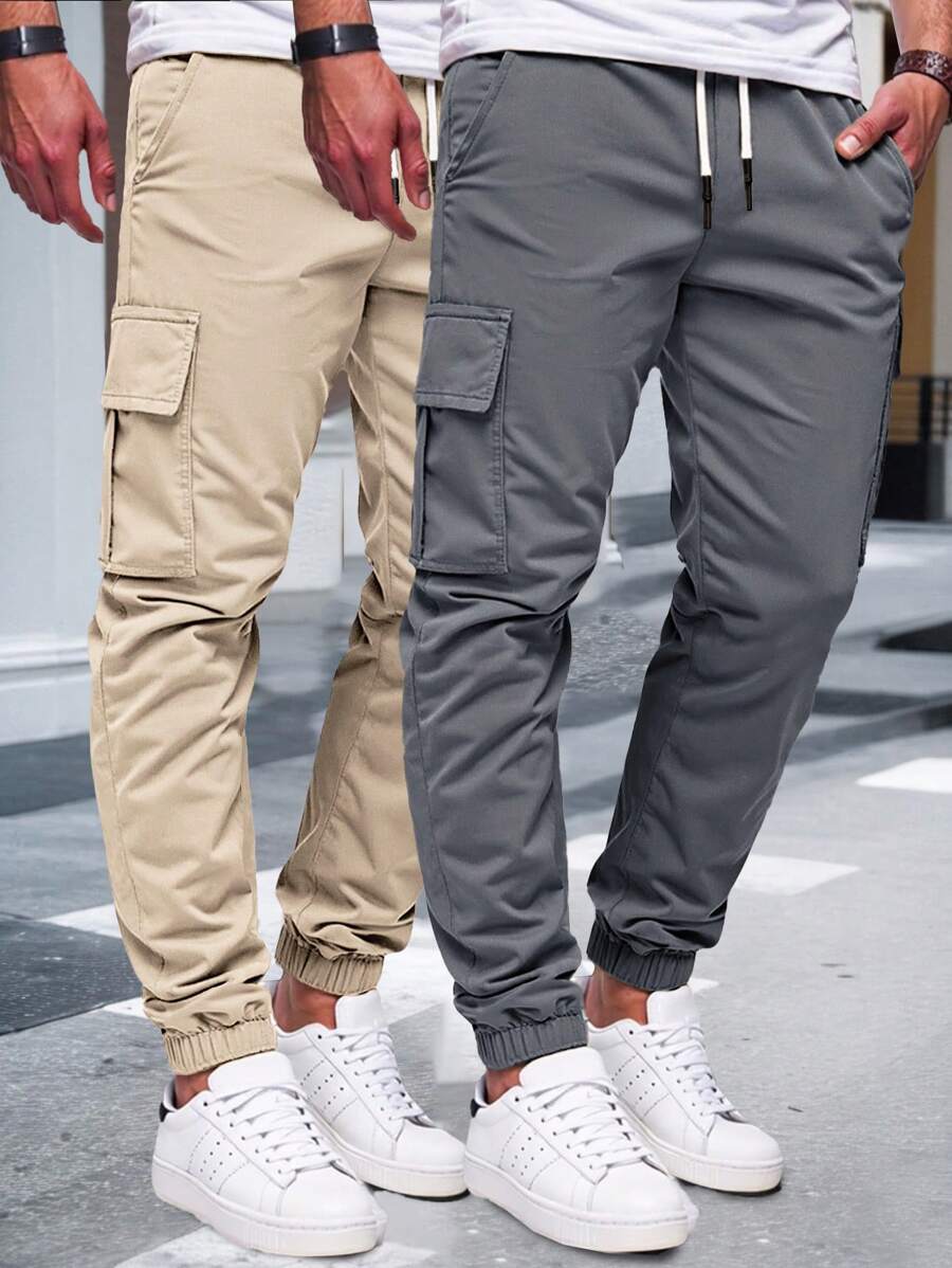 RICCARDO | SEIDEN BELT JOGGERS CARGO MAT POCHEN
