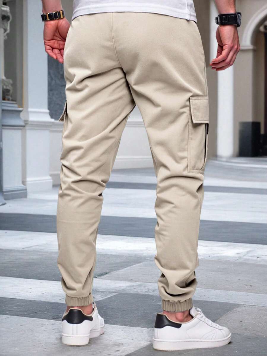 RICCARDO | SEIDEN BELT JOGGERS CARGO MAT POCHEN