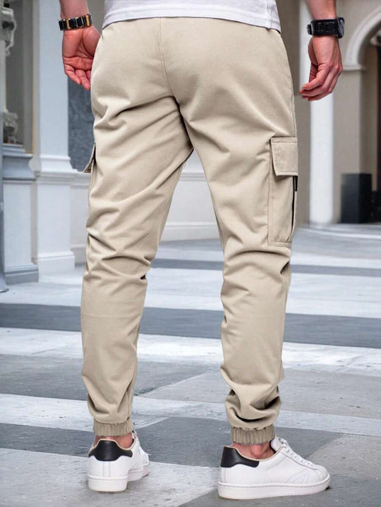 RICCARDO | SEIDEN BELT JOGGERS CARGO MAT POCHEN
