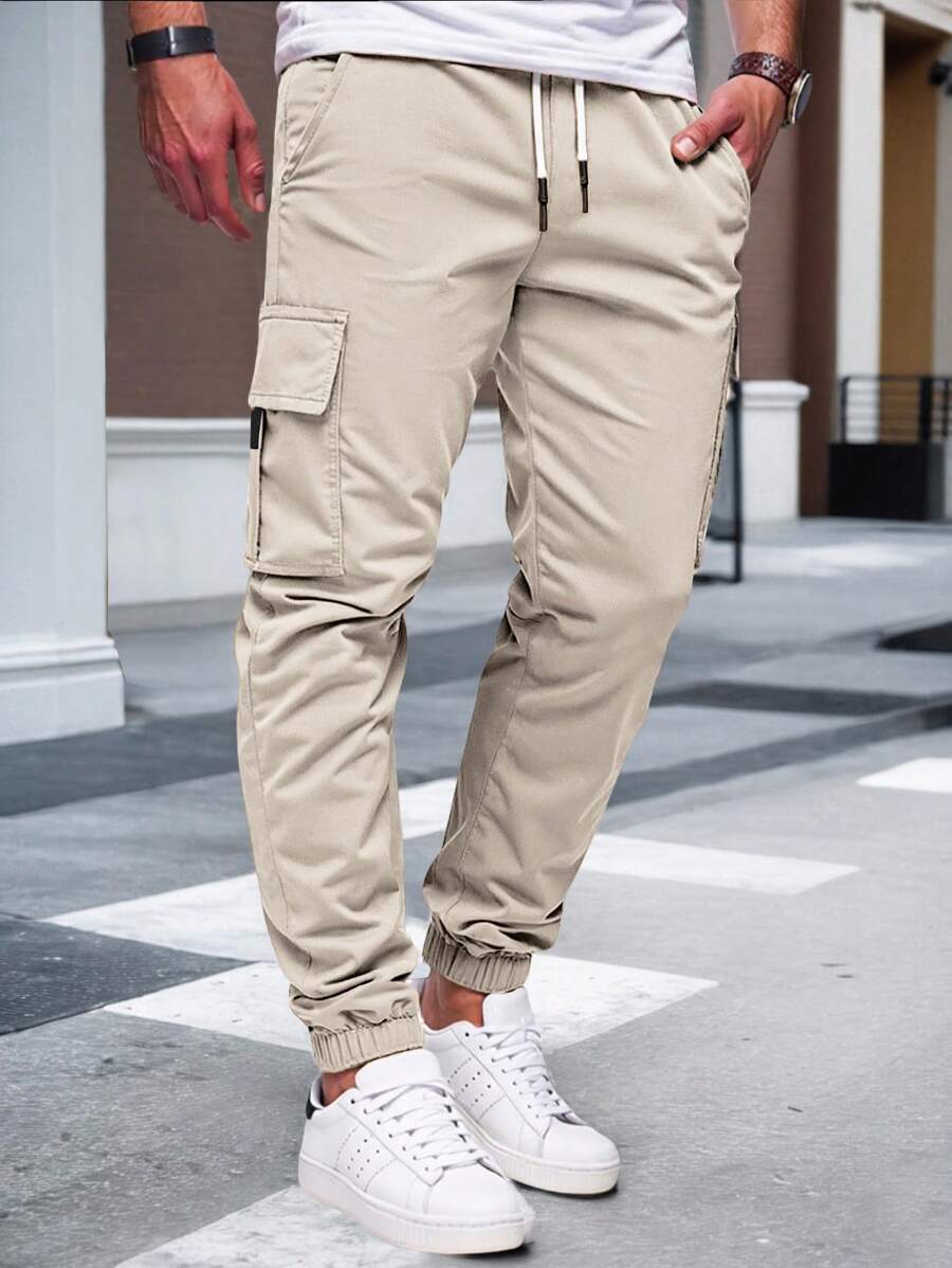RICCARDO | SEIDEN BELT JOGGERS CARGO MAT POCHEN