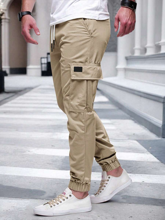 RICCARDO | SEIDEN BELT JOGGERS CARGO MAT POCHEN