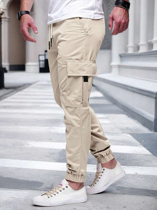 RICCARDO | SEIDEN BELT JOGGERS CARGO MAT POCHEN