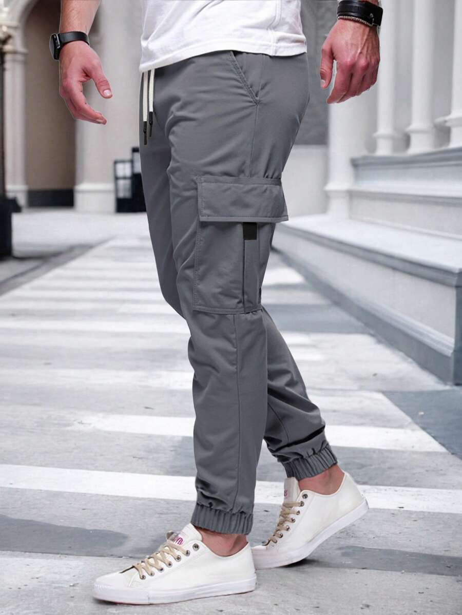 RICCARDO | SEIDEN BELT JOGGERS CARGO MAT POCHEN