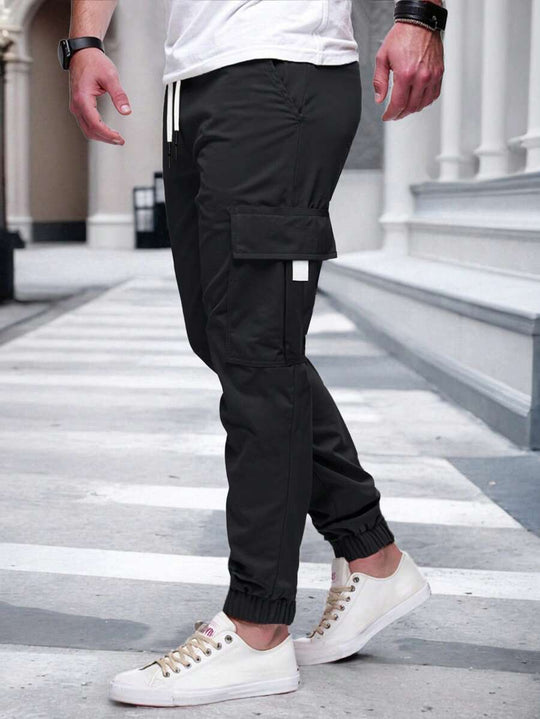RICCARDO | SEIDEN BELT JOGGERS CARGO MAT POCHEN