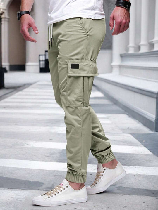 RICCARDO | SEIDEN BELT JOGGERS CARGO MAT POCHEN