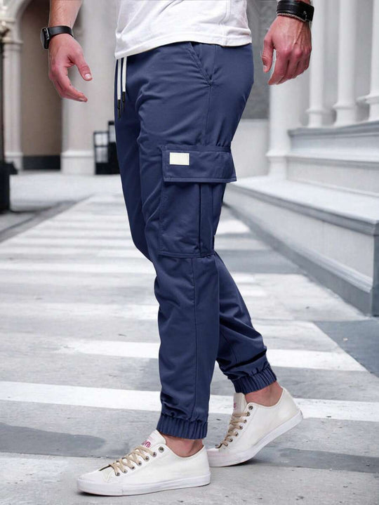 RICCARDO | SEIDEN BELT JOGGERS CARGO MAT POCHEN