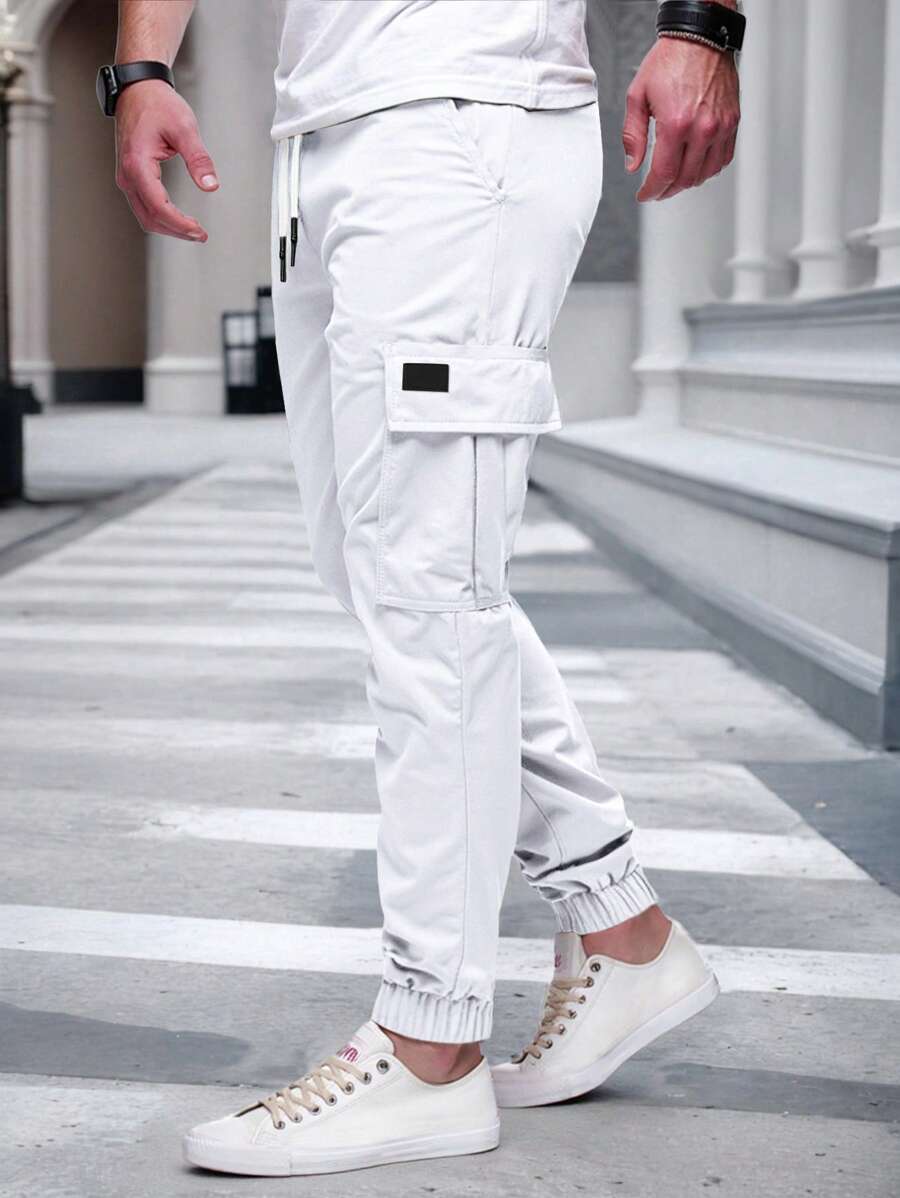RICCARDO | SEIDEN BELT JOGGERS CARGO MAT POCHEN