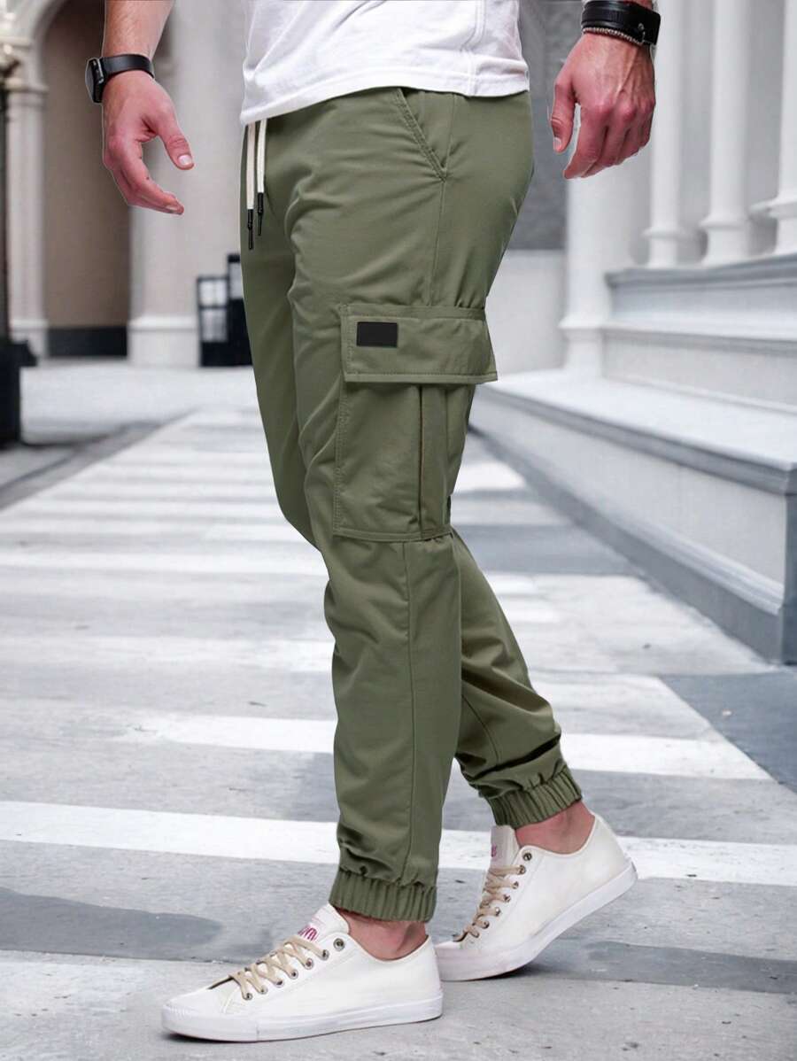 RICCARDO | SEIDEN BELT JOGGERS CARGO MAT POCHEN