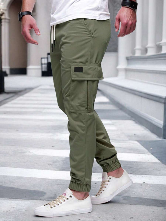RICCARDO | SEIDEN BELT JOGGERS CARGO MAT POCHEN