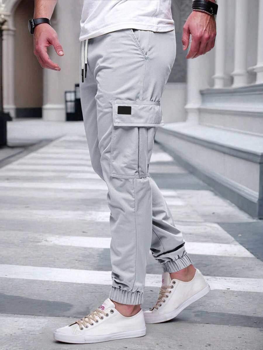 RICCARDO | SEIDEN BELT JOGGERS CARGO MAT POCHEN
