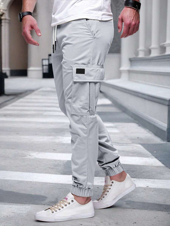 RICCARDO | SEIDEN BELT JOGGERS CARGO MAT POCHEN