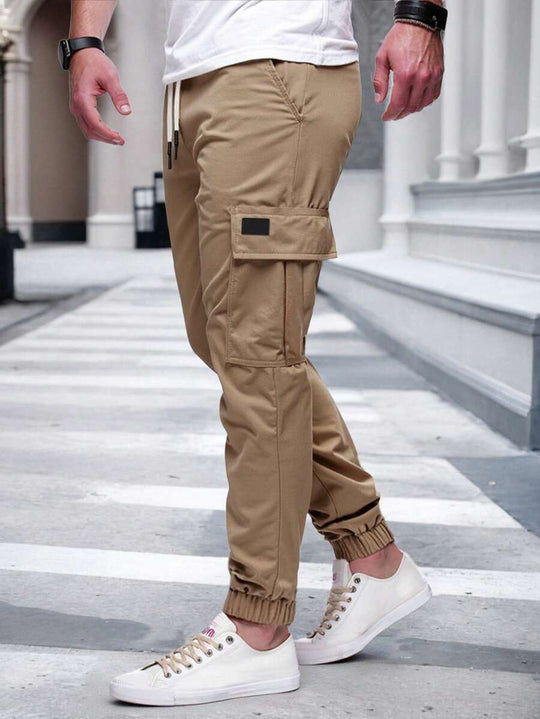 RICCARDO | SEIDEN BELT JOGGERS CARGO MAT POCHEN