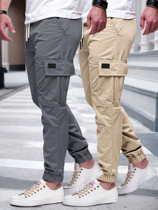 RICCARDO | SEIDEN BELT JOGGERS CARGO MAT POCHEN