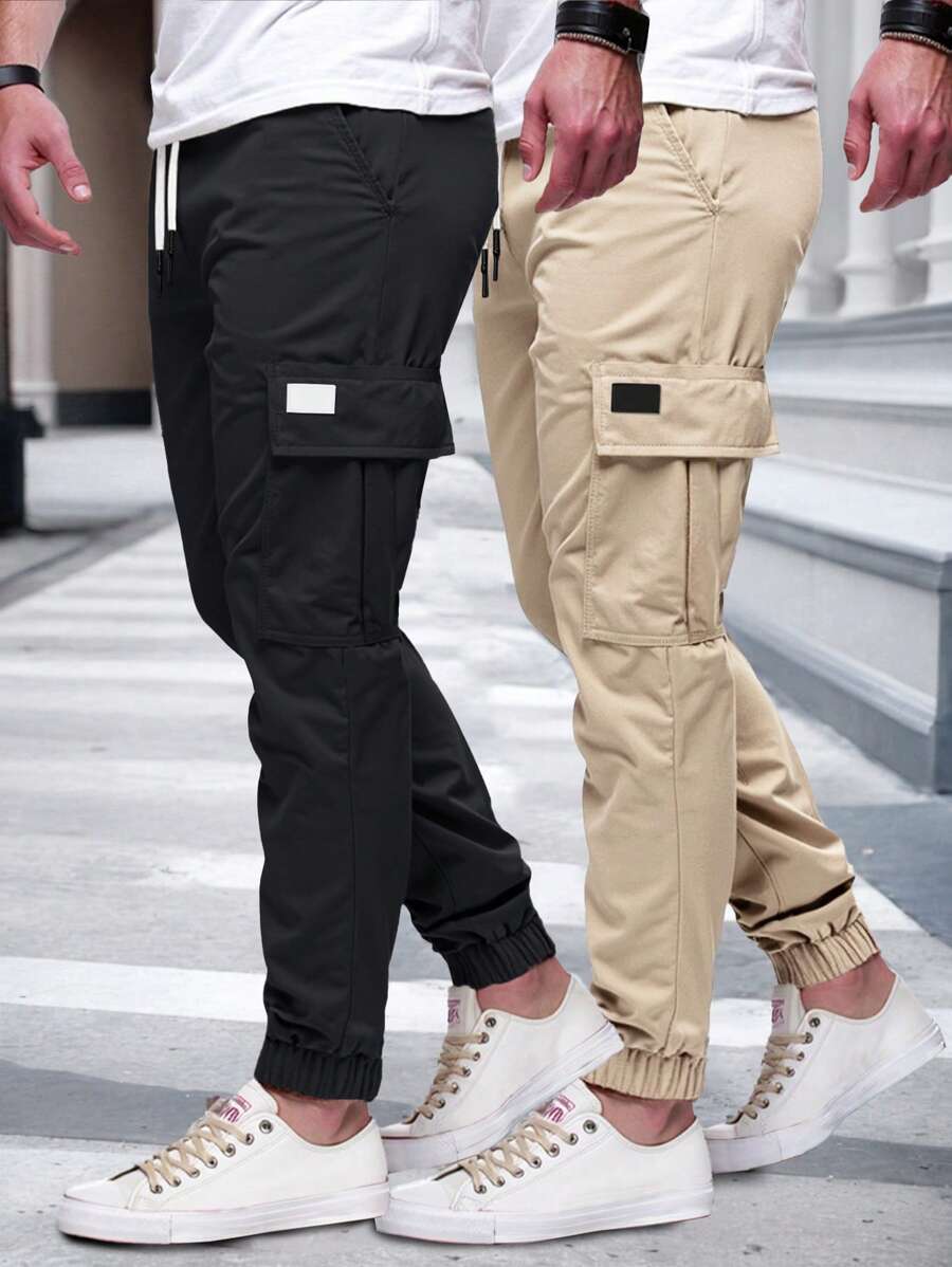 RICCARDO | SEIDEN BELT JOGGERS CARGO MAT POCHEN