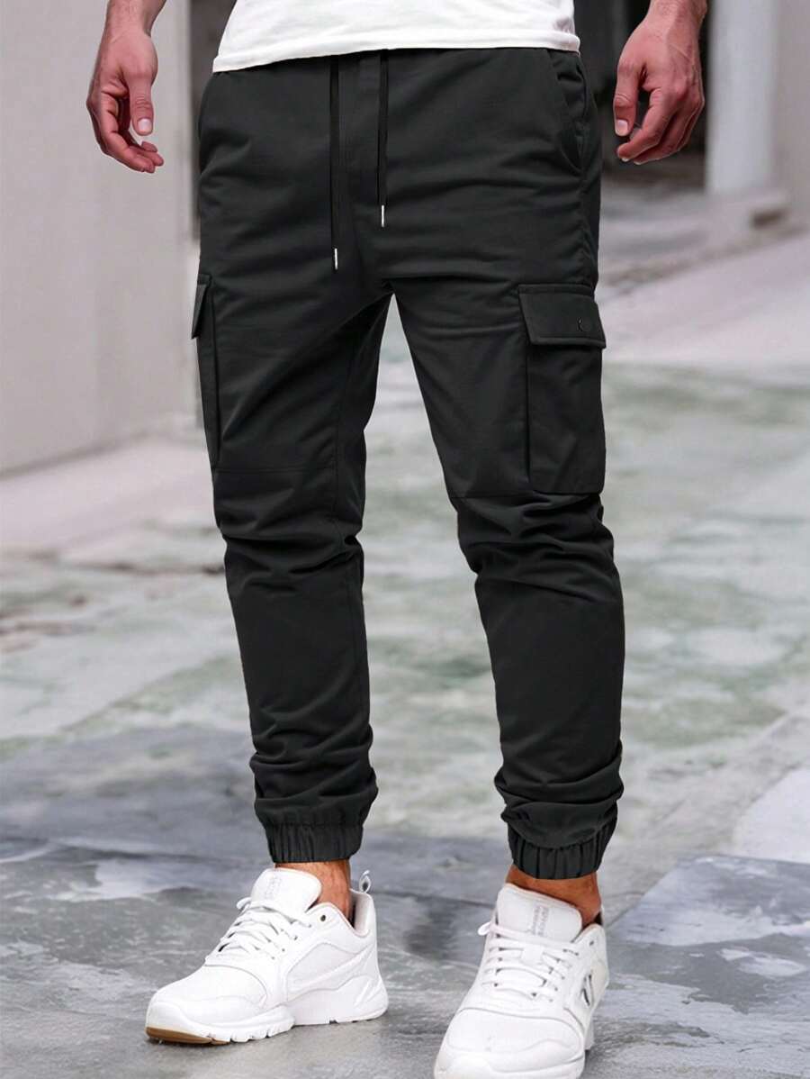 RICCARDO | SEIDEN BELT JOGGERS CARGO MAT POCHEN