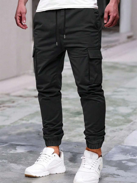 RICCARDO | SEIDEN BELT JOGGERS CARGO MAT POCHEN