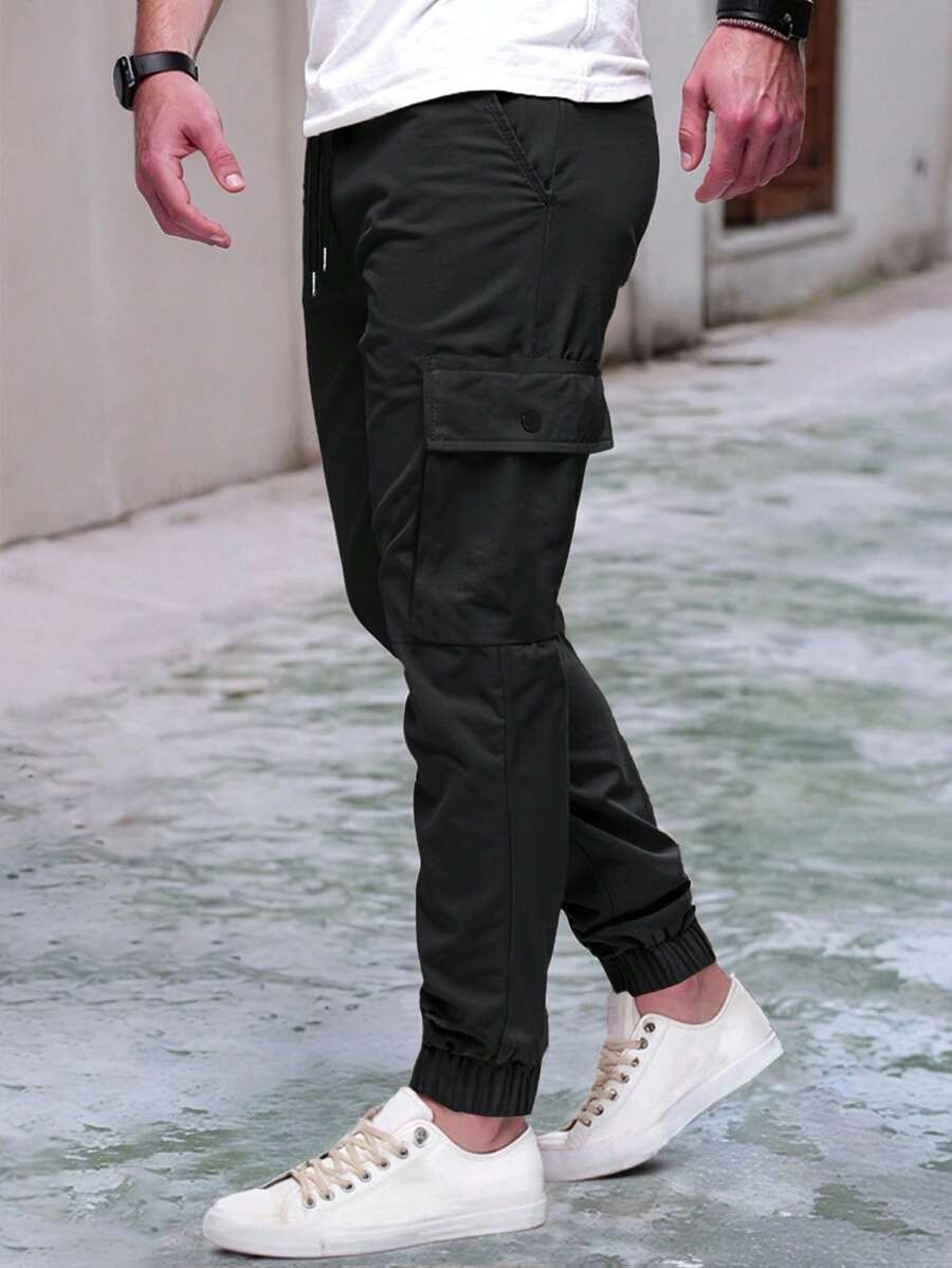 RICCARDO | SEIDEN BELT JOGGERS CARGO MAT POCHEN