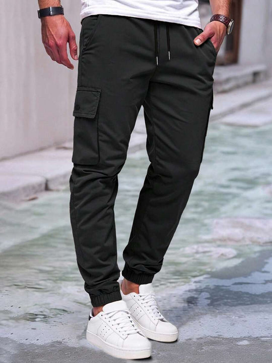 RICCARDO | SEIDEN BELT JOGGERS CARGO MAT POCHEN