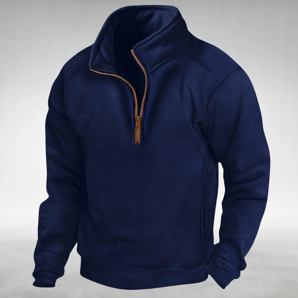 DUMONT LYON | Leichte Half-Zip Pullover