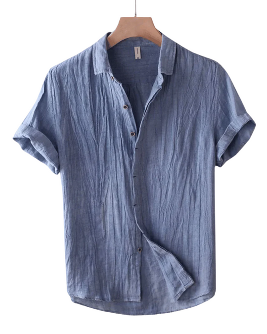Léinen Summer Shirt vu Luxere