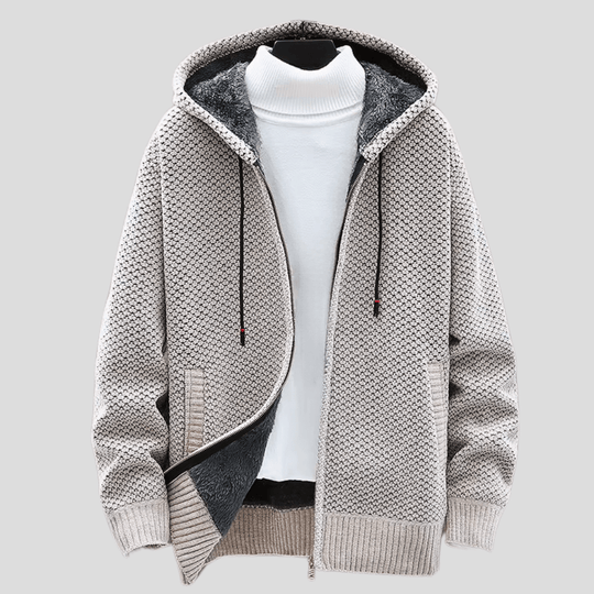 DUMONT LYON | ELEGANT WEIËSS JACKET MAT KAPP