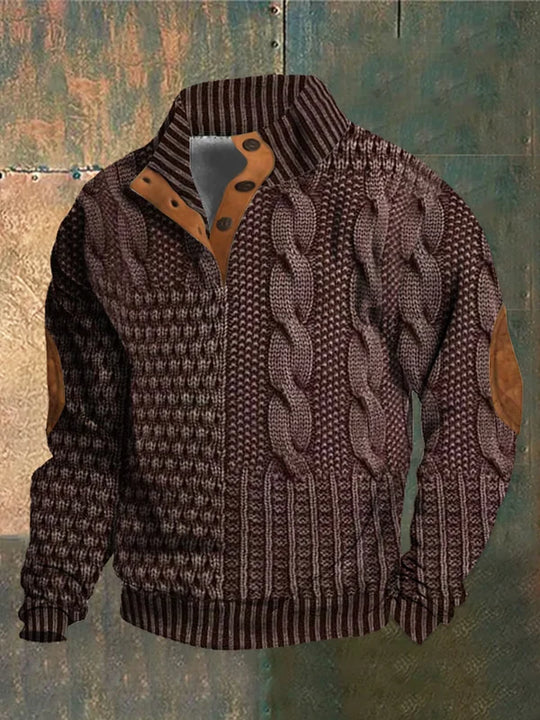 NICK | Heizpullover mat Muster
