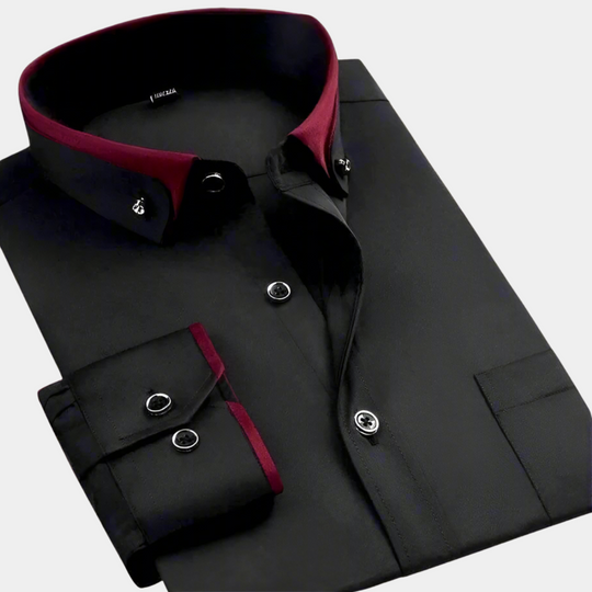 DUMONT LYON | Klassesch T-Shirt mat laangen Äerm
