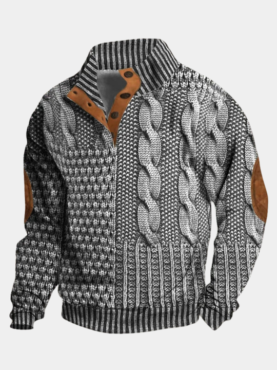 NICK | Heizpullover mat Muster