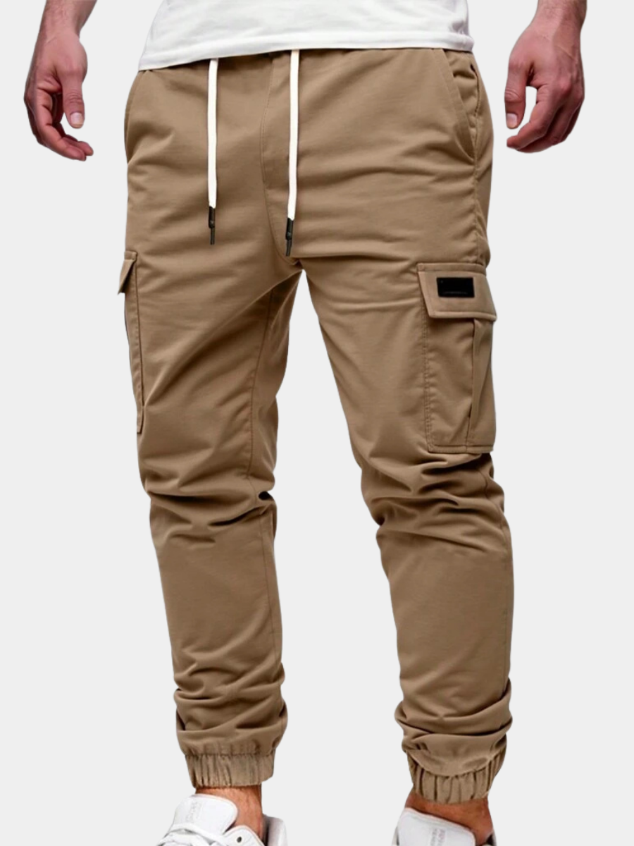 RICCARDO | SEIDEN BELT JOGGERS CARGO MAT POCHEN