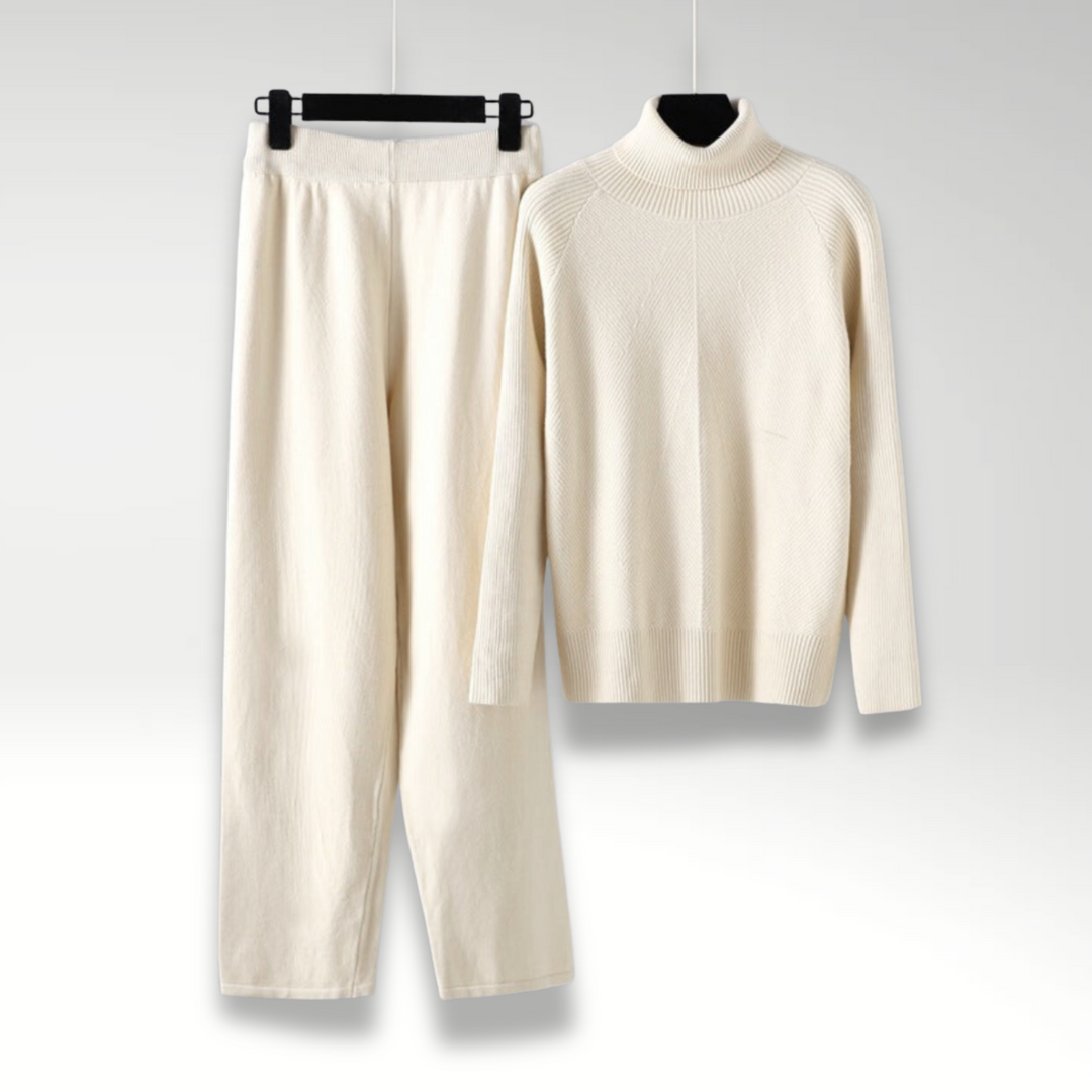 Savrani™ | Komplett-Duebel Lounge an Draftriqë Mousseline