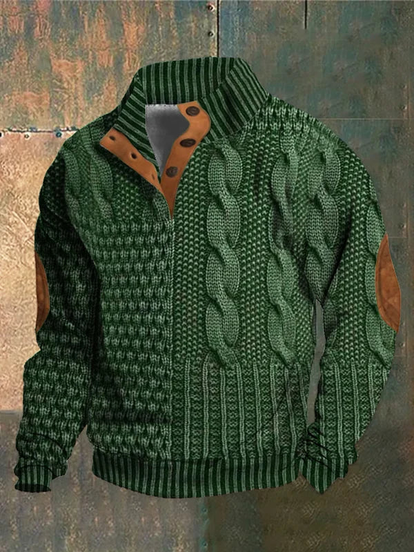 NICK | Heizpullover mat Muster