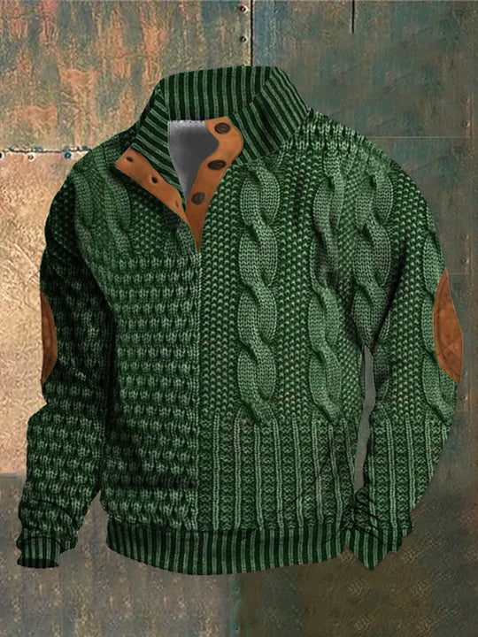 NICK | Heizpullover mat Muster