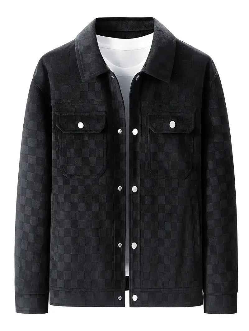 DUMONT LYON | Fleesch-Veste aus Veloursleder