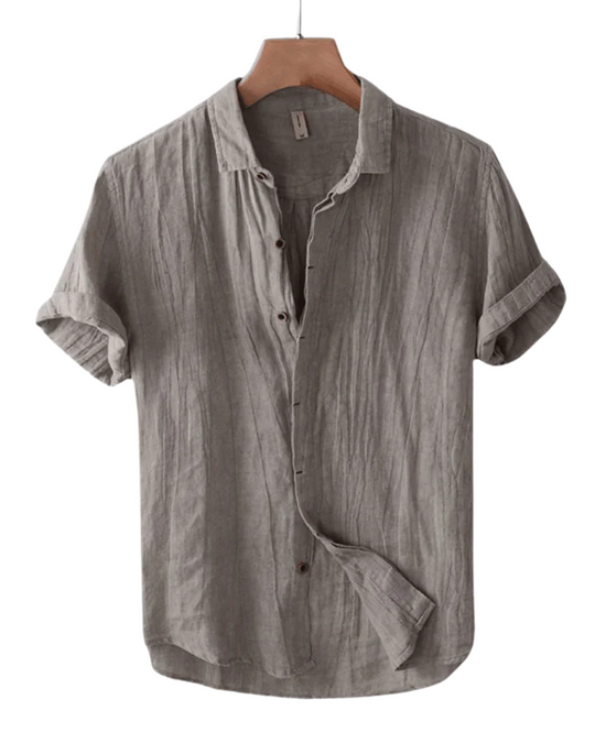 Léinen Summer Shirt vu Luxere