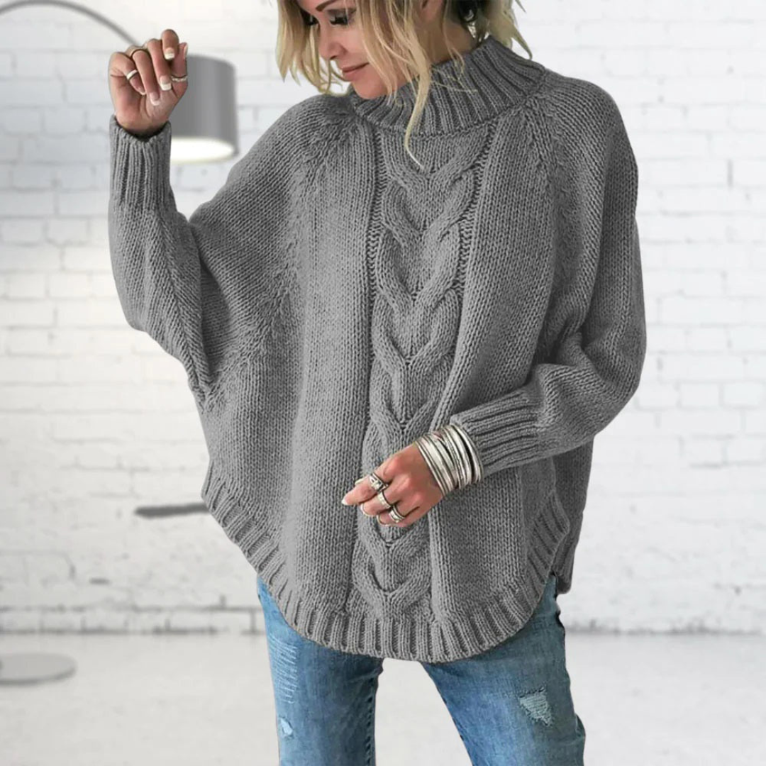Elysian | Strickpullover mat Zopfmuster