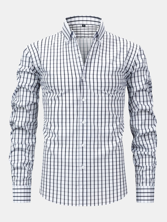 Längerarm Blouse mat Kaaren a Knäppercher