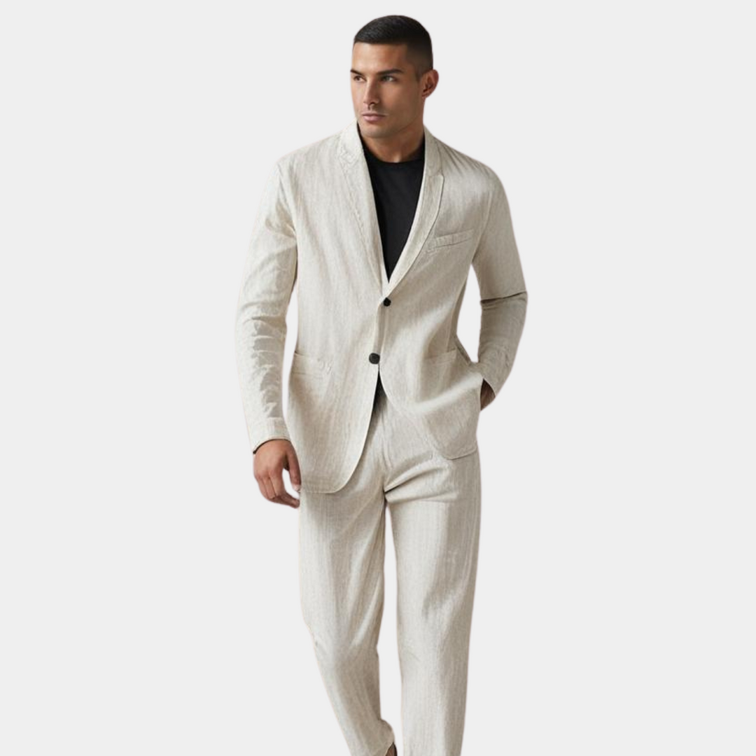 OTTAVIO | Eifacher Lino Elegante Robe